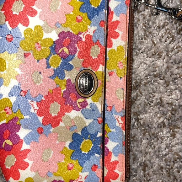 Coach Floral Wristlet - Picture 2 of 5